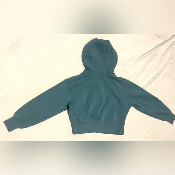 Old Navy Active Dynamic Fleece Zip-Up Sweatshirt Kids Teal Hoodie Size 8 - Picture 15 of 15